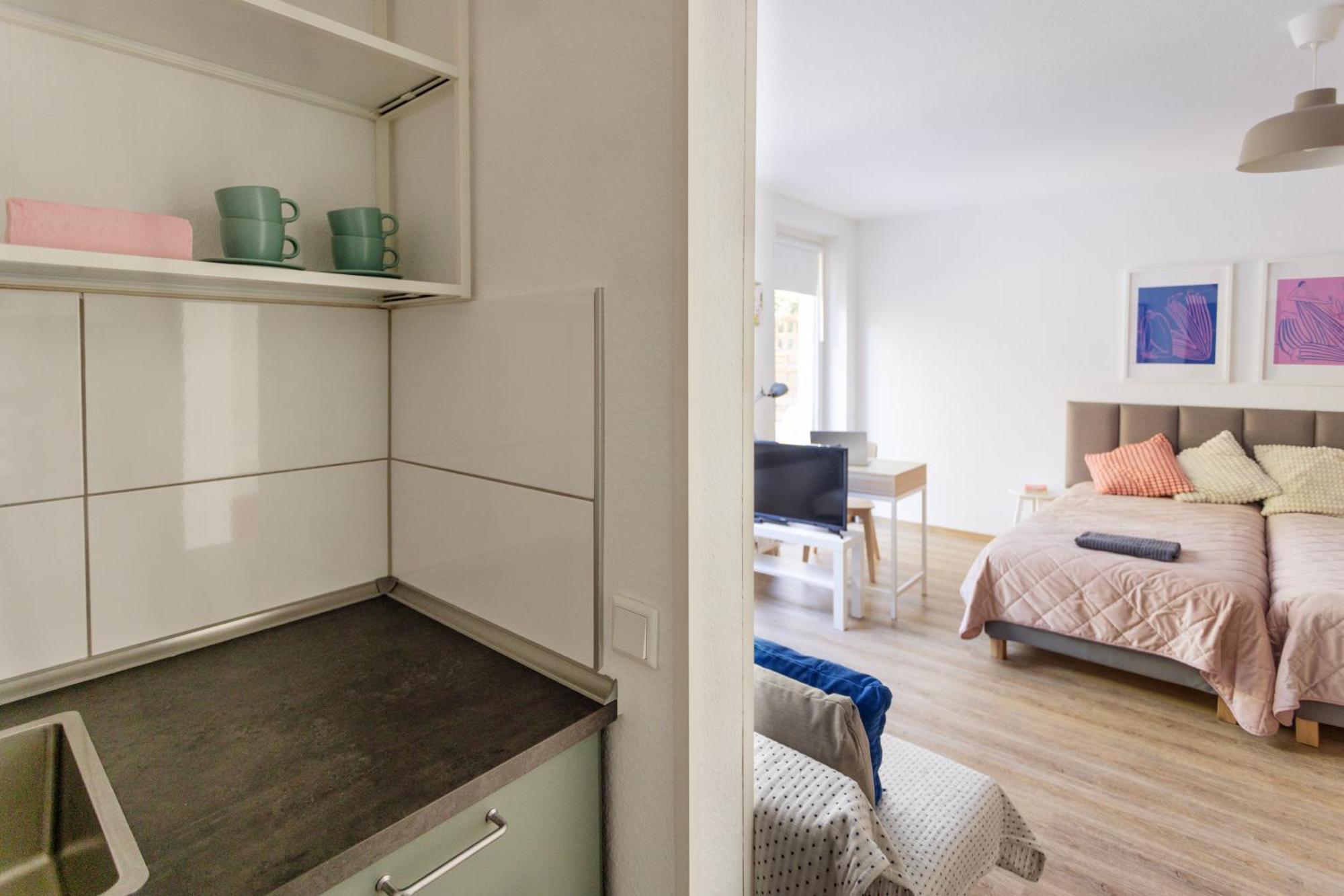Central Apartment With Terrace And A Free Parking Duisburg Dış mekan fotoğraf